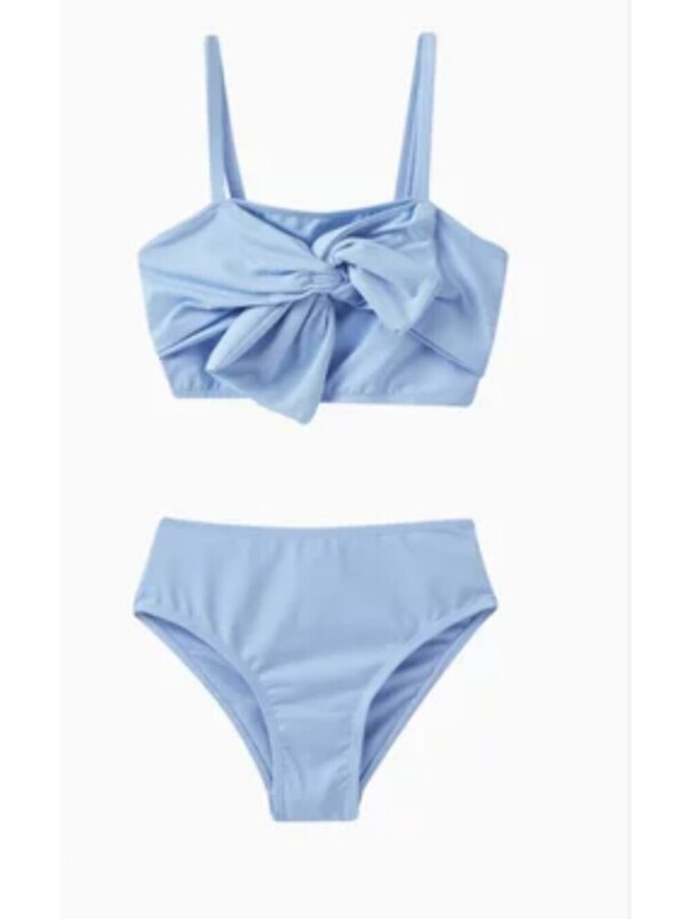 Habitual Light Blue Bow Front Two-Piece Swimsuit